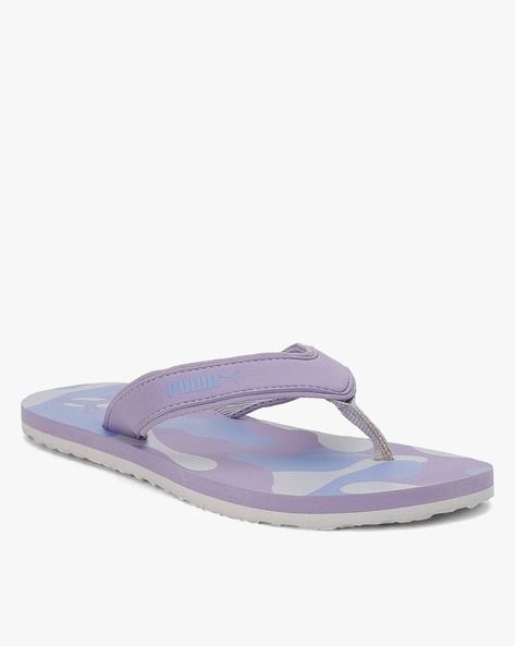 Buy Purple Flip Flop Slippers for Men by Puma Online Ajio