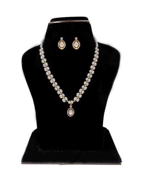Freshwater Pearl Necklaces, 14 MM LUSTROUS WHITE PEARL NECKLACE -nk291 |  Win Pearl