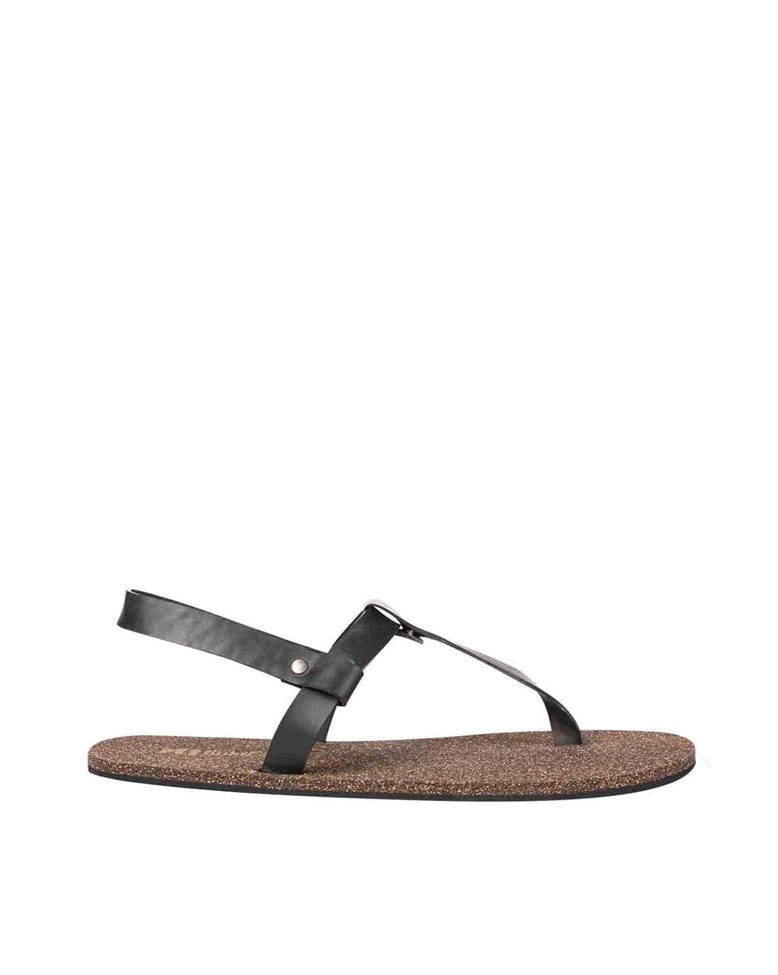 Buy Black Sandals for Men by PAADUKS Online