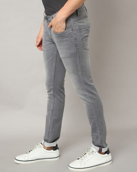 Mens Jeans Jean Gris Homme Slim Buy Grey Jeans For Men By SIN Online