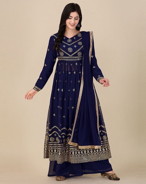 Blue Anarkali - Buy Trendy Blue Anarkali Online in India | Myntra