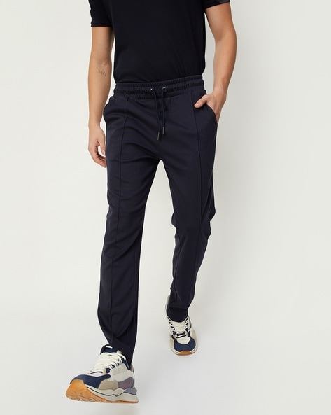 Buy Balck Track Pants for Men by STYLE ACCORD Online | Ajio.com
