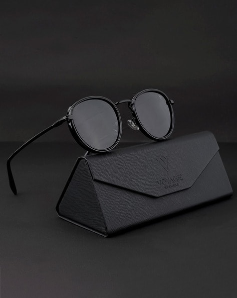 VOYAGE Men UV-Protected Round Sunglasses-3040MG3980