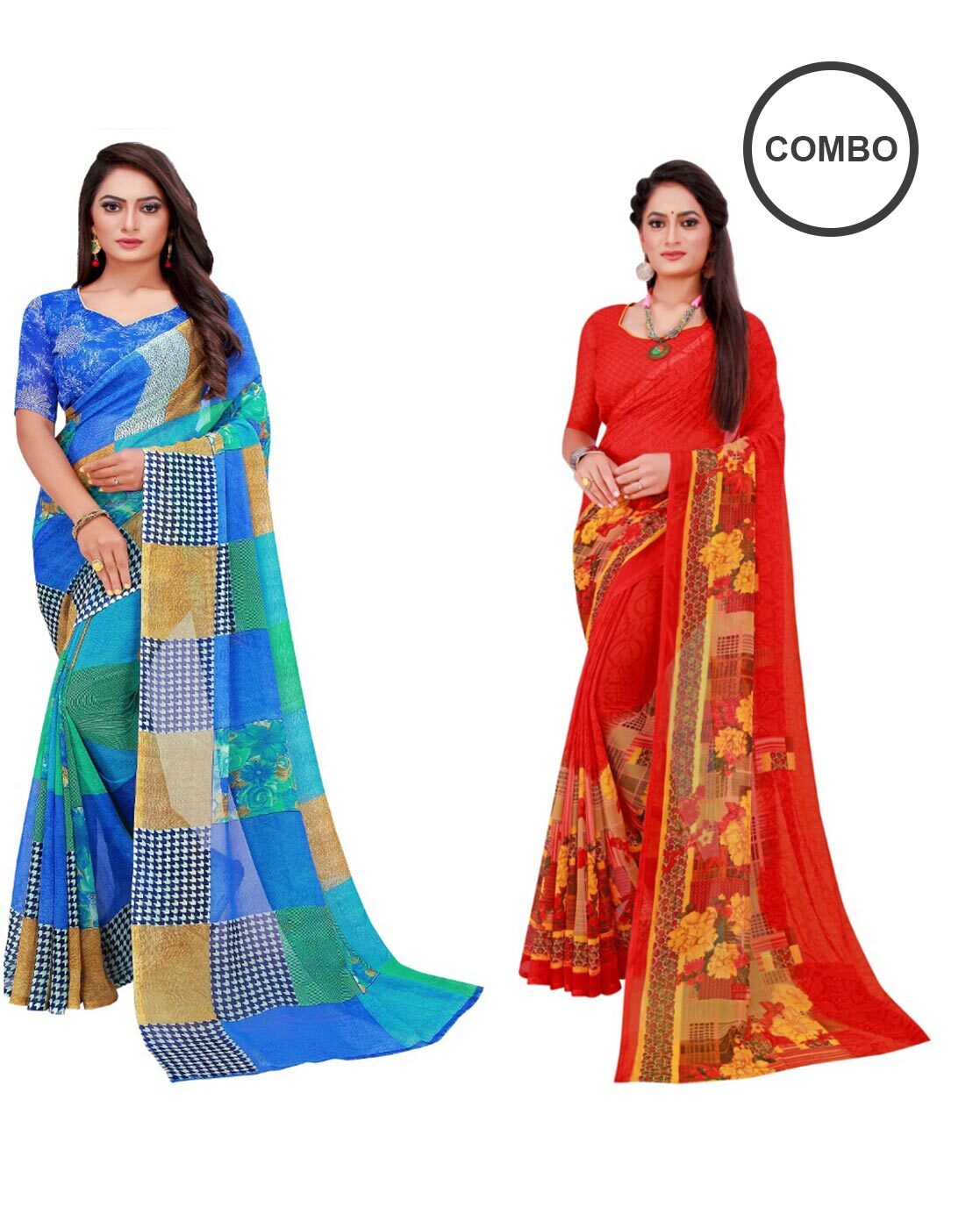 Sarees below 300 Rs | Price Range between 100 to 300