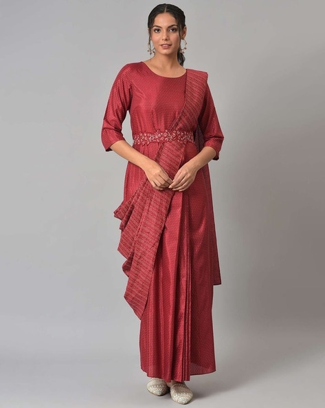 Buy Saree Gown Online | Unique Indian Sari Dress