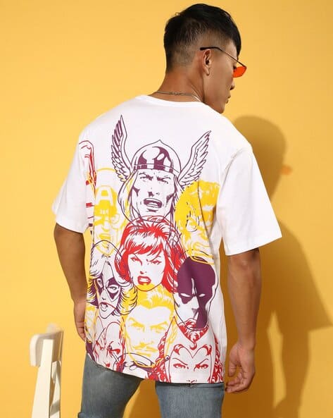 Buy White Tshirts for Men by VEIRDO Online