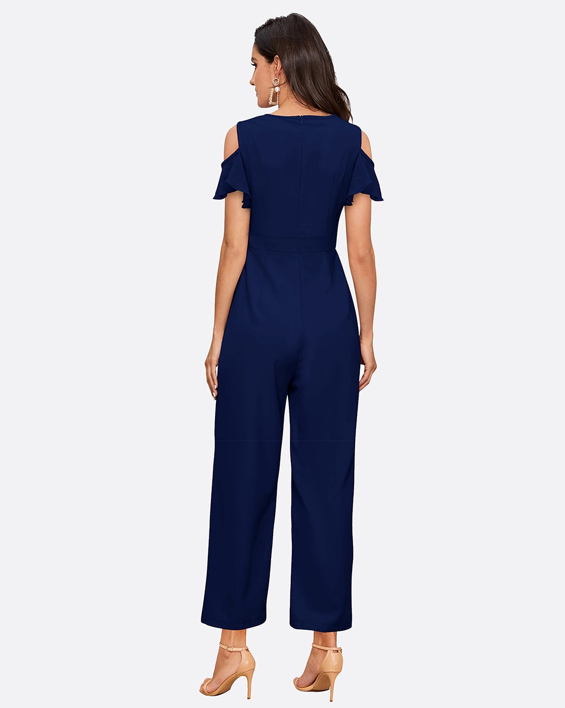 Jumpsuit with Cold Shoulders