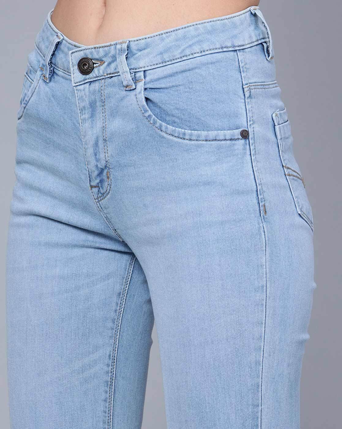 Bootcut Jeans with Insert Pocket