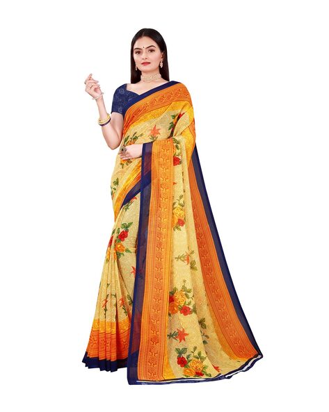 Fashionable Chiffon Saree###Available in Flipkart## | Party wear sarees  online, Party wear sarees, Saree designs