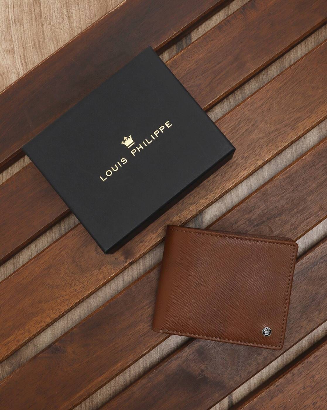 Buy Louis Philippe Brown Casual Leather Bi-Fold Wallet for Men Online At  Best Price @ Tata CLiQ