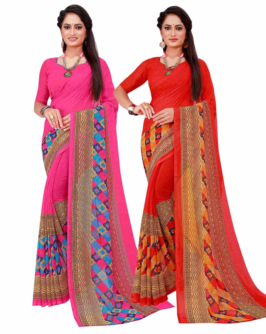 Buy Brown Sarees for Women by Nyrika Online | Ajio.com