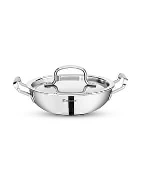 bergner Tripro Triply Deep Kadai with Lid -picture-32