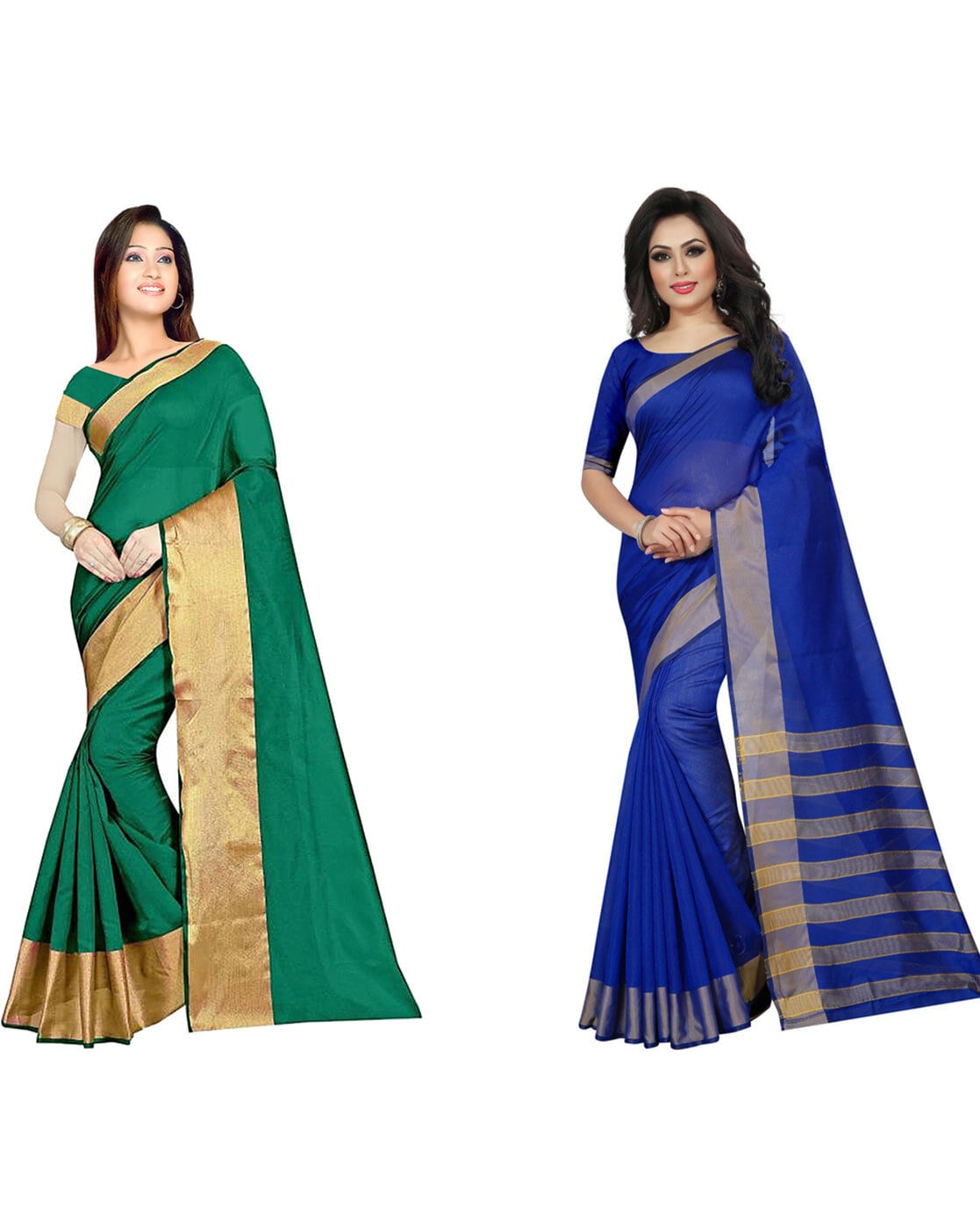 Buy Green Sarees for Women by Hritika Online | Ajio.com