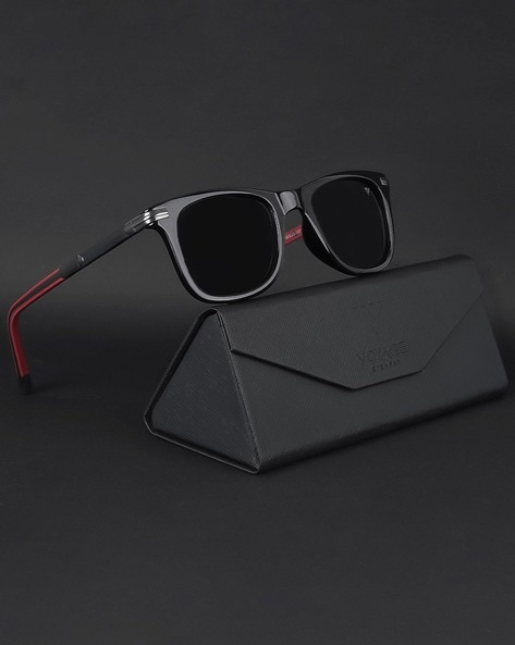 Buy Voyage Black Wayfarer Sunglasses (952MG3669) Online
