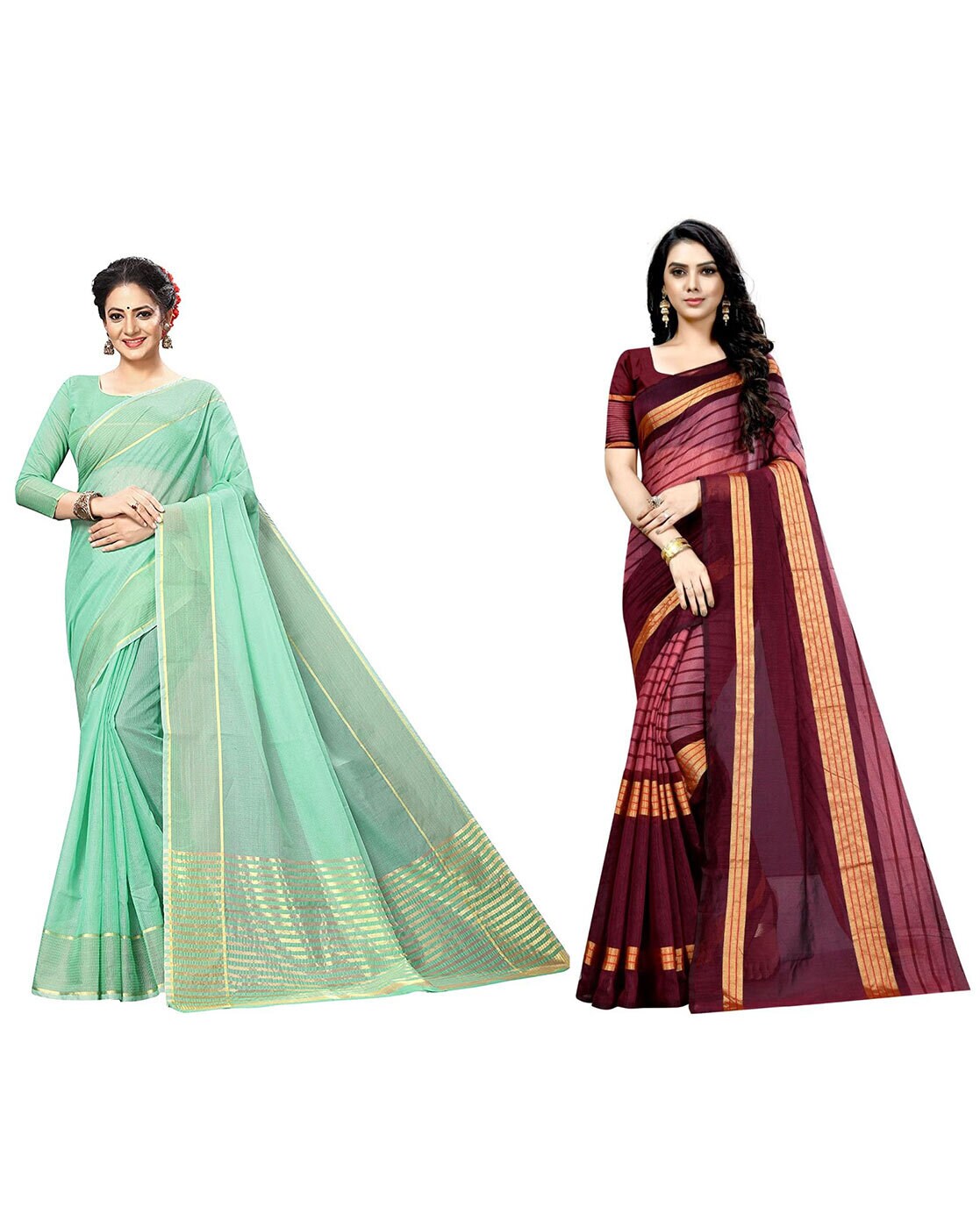 Cotton sarees amazon on sale online