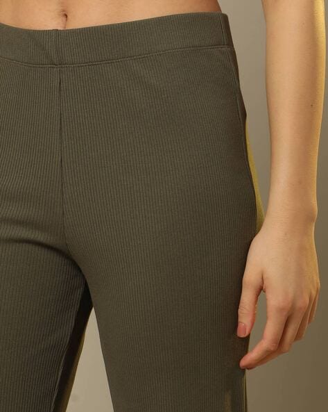 Buy Olive Green Track Pants for Women by ProEarth Online