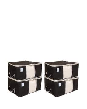 kuber industries Set of 4 Non Woven Rectangular Storage Organiser Se-picture-50