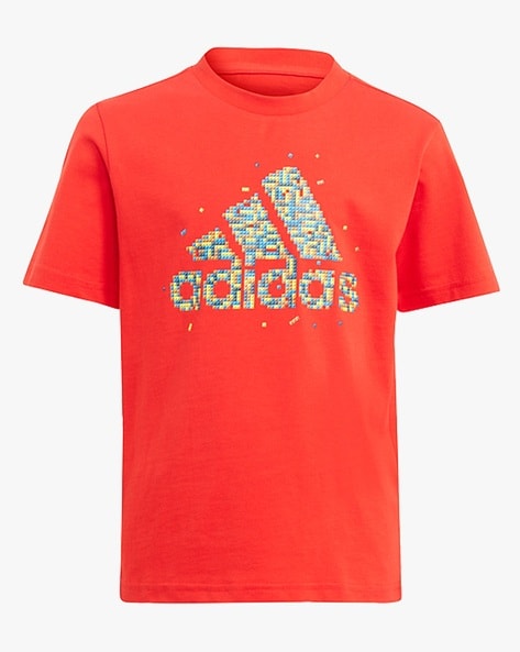 Adidas Kids Printed Crew-Neck T-Shirt