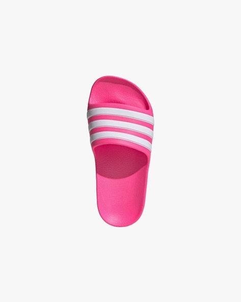 Girls pink outlet adidas sliders