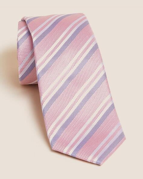 Buy Pink Stripe tie for Men at