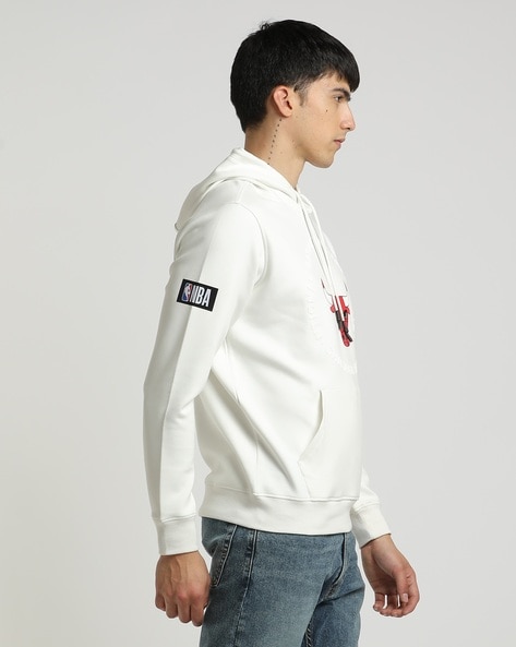 White nba store hoodie