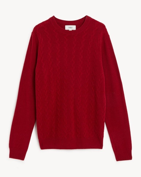 Red pullovers on sale