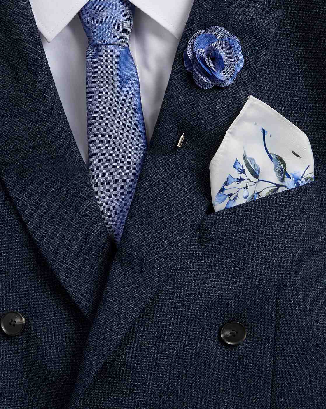 Printed Tie, Pocket Square & Pin Set