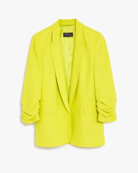 Marks and spencer yellow on sale blazer