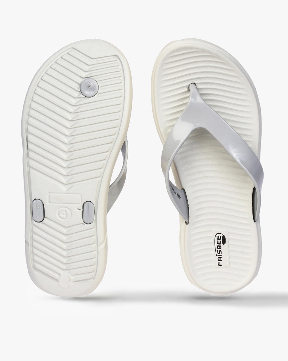 Buy Grey Flip Flop Slippers for Women by FRISBEE Online Ajio