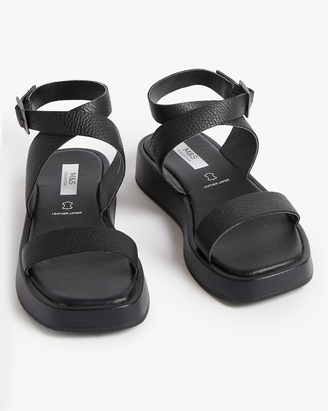 PAADUKS SOLID BLACK SADE SANDALS | SEPIA STORIES