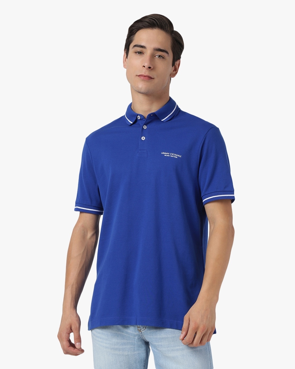 Armani jeans hotsell tipped polo