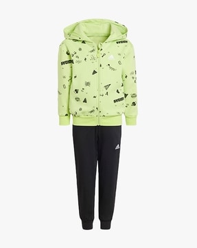 Adidas hoodie best sale and joggers set