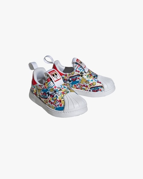 Adidas superstar outlet slip on multicolor