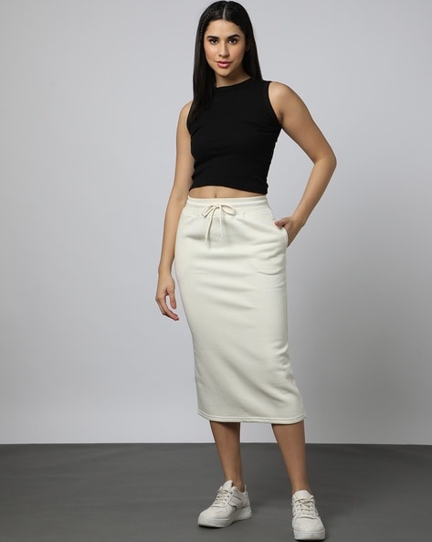 Buy White Skirts for Women by Outryt Sport Online | Ajio.com