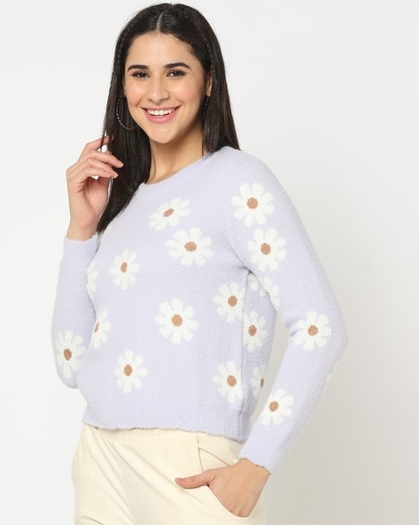 Buy Lilac Sweaters Cardigans for Women by RIO Online Ajio