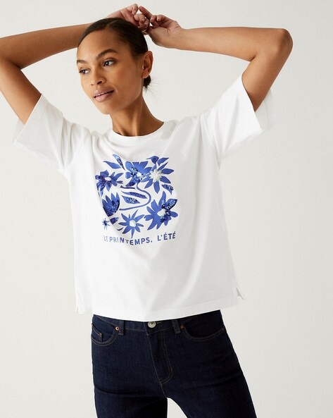 marks and spencer white t shirts