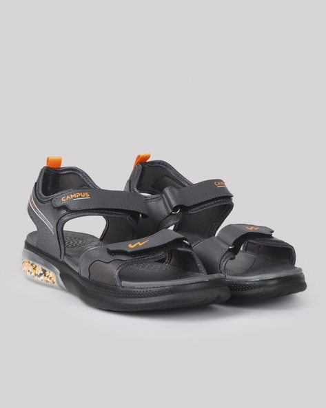 Dark gray online sandals