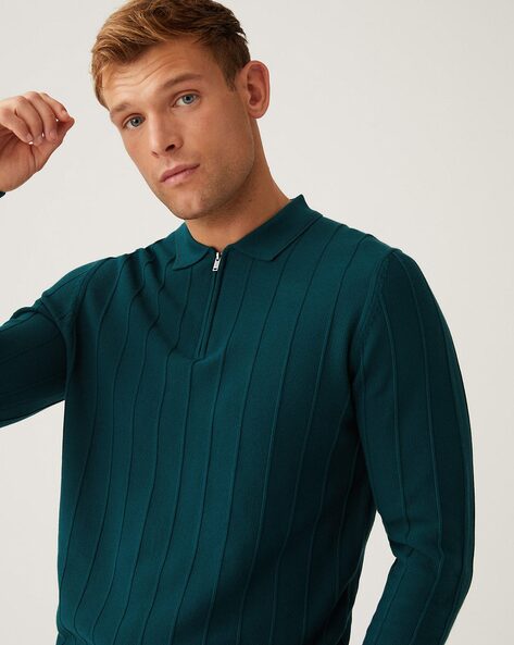 Buy Green Sweaters Cardigans for Men by Marks Spencer Online