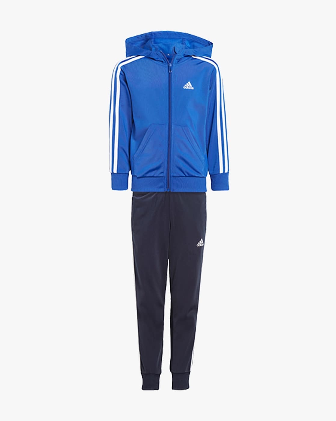 Adidas blue 2024 tracksuit kids