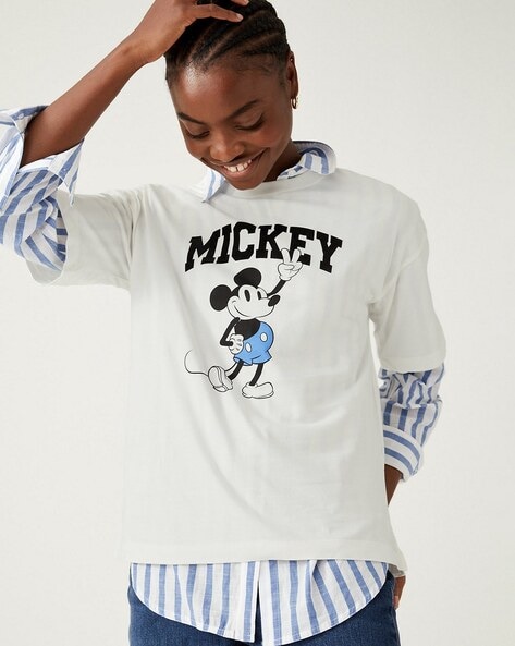 H and m outlet mickey mouse sweatshirt