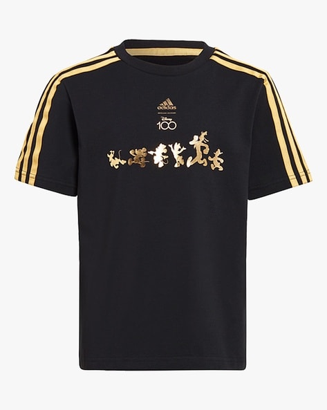 adidas black and gold shirt