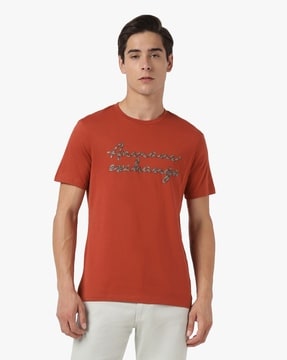 Buy Rust Orange Tshirts for Men by ARMANI EXCHANGE Online Ajio