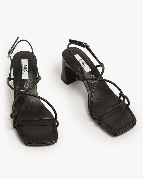 Marks and spencer on sale block heel sandals