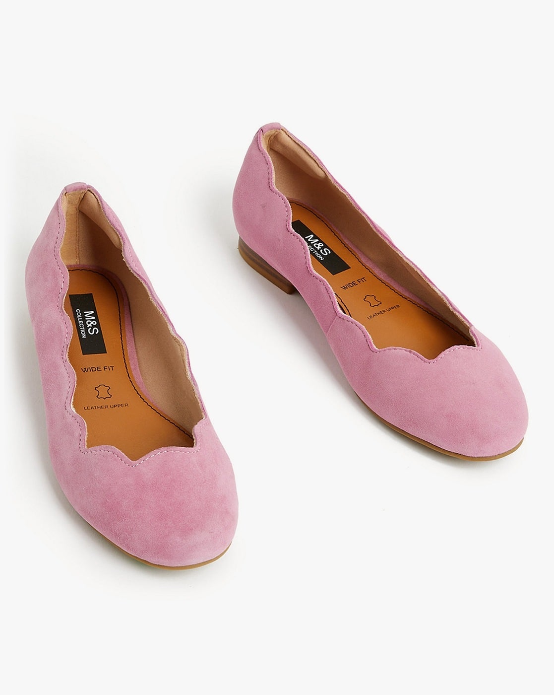 Ballet Pumps Insolia Flex M&s Buy Pink Casual Shoes For Women