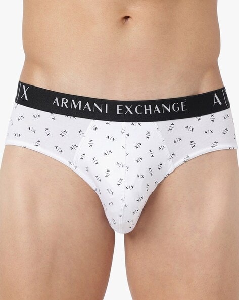 Buy White Briefs for Men by ARMANI EXCHANGE Online