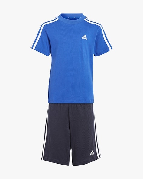 Adidas top 2024 and shorts set