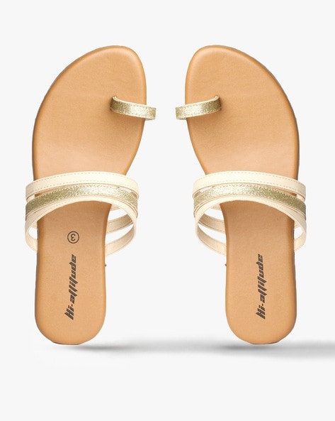 Buy Nude Pink Flat Sandals for Women by HI-ATTITUDE Online | Ajio.com