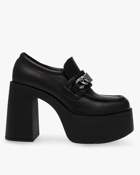 Minimalist Platform Chunky Ankle Strap Pumps | SHEIN IN