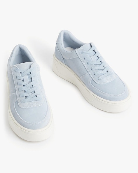 Women Suede Chunky Trainers Shoes