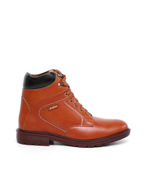 Buy Tan Boots for Men by KNOOS Online Ajio